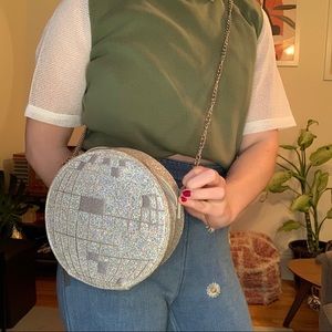 disco ball crossbody purse metallic skinnydip